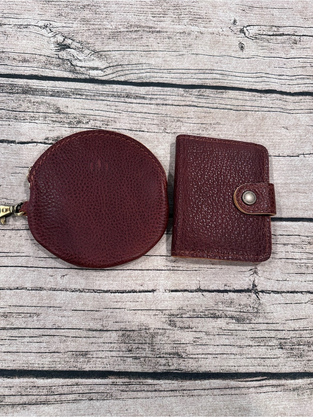 Portland Leather Goods Nutmeg Gordita and Mini Bifold Wallet